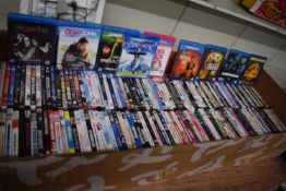 Large Quantity of Assorted DVDs and Blu-rays
