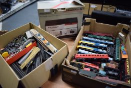 Collection of Triang and Hornby Railways Trains, Track, and Master Control Unit