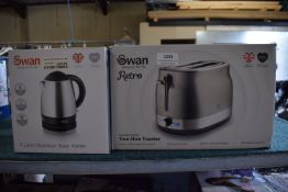 *Swan Toaster and Kettle (salvage)