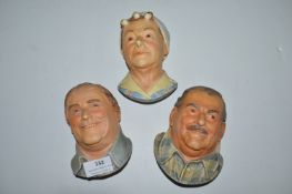 3x Coronation Street Coronation Street Wall Plaques