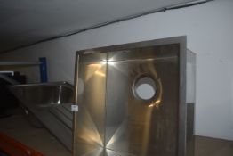 2x Stainless Steel Sinks