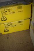 *2x Boxes of 50x Klingspor PS22K 150mm 220-grit Sanding Pads