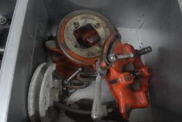 *Box of Ridgid Pipe Threading Attachments, and Die Head