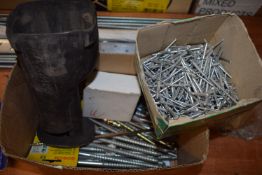 *Mixed Box of Rivets, Screws, Grinding Discs. Etc.