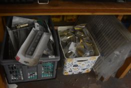 *Contents of Shelf to Include Fridge Shelving, Snap Hook Rope Ends, Connector Brackets, etc.