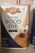 1x 5L of Liberon Pallet Wood Dye Ebony