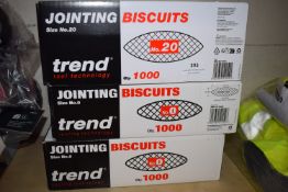 *3x Boxes of Jointing Biscuits 2x #0 and 1x #20