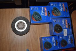 *5x Wire Cup Brushes M14x2mm