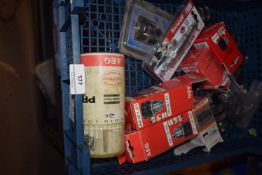 *Tray of Drill Attachments Including Assorted Chucks