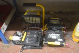 *4x 110v Work Lights