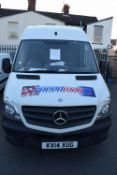 *Mercedes Sprinter 313 CDI Panel Van, Reg: KV14 XUG, Mileage: 231765, MOT: 17/11/2026, has 1x key,
