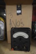 *3x Avo Voltmeters