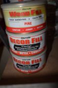 *2x Bonder Core Fil Two Part Multipurpose Filler, and 1x Bonder Wood Fill Easy Sanding Tack Free