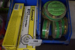 *2x Ramset HY21 Safety Cartridges, and a Quantity of Tornado Safety Cartridges