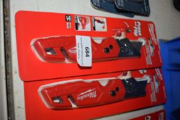 *2x Milwaukee Fastback Folding Utility Knives