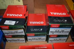 *5x Boxes of Timco Classics Screws: Multipurpose and Stainless Steel
