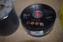 *25pk of Red Ten 115x22.2x1mm Abrasive Discs