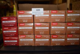 *Large Quantity of Assorted Brown and Red Plastic Plugs