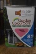3x 1L of Liberon Garden Colour Shed & Building Paint Fuchsia