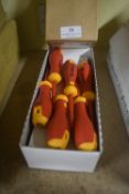 Box of 12x Posidrive Size 1 Screwdrivers
