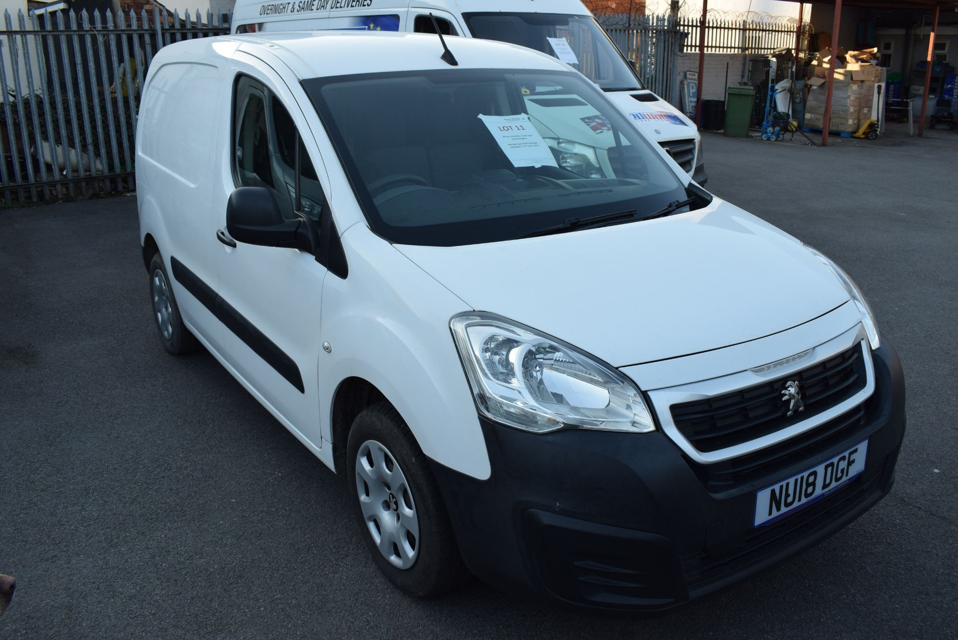 Van Reg *Peugeot Partner Profession HDI Panel Van, Reg: NU18 DGF, Mileage ...