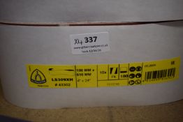 *4x 10pks of 100x610mm F5 180-grit Sanding Belts