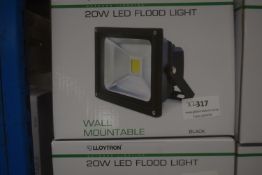 *2x 20w LED Floodlights