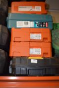 *2x Thane Supercut Construction Storage Boxes, and a Dewalt Toolbox