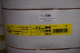 *4x 10pks of 100x610mm F5 150-grit Sanding Belts