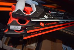 *Spear & Jackson Predator UPVC 20” Saw, and 2x Universal 20” Saws