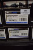 *2x Packs of Deltaleigh Concrete Frame Anchor Screws 7.5x140