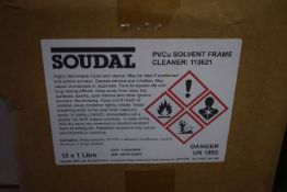 *Box of 12x 1L of Soudal Solvent Free PPCU Cream Cleaner