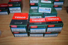 *11x Boxes of Assorted Stainless Steel Screws
