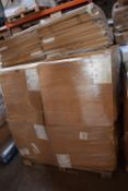 *Pallet Containing a Large Quantity of Cardboard Boxes