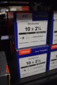 *4x Boxes of Timco Twin Threaded Wood Screws 10x2.25”