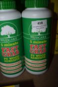 *2x 1kg of Wud Care 5-minute Fast Grab PU Wood Adhesive