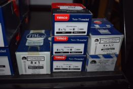 *Quantity of Timco Twin Threaded Wood Screws