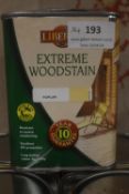 4x 1L of Liberon Extreme Wood Stain Poplar