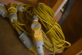 *3x 110v Extension Leads