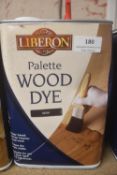 1x 5L of Liberon Pallet Wood Dye Ebony