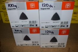 *4x Thane 100-grit and 120-grit Triangle Sanding Pads