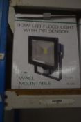 *2x 30w LED Floodlights with PIR Sensors