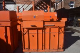 *CK International Model CK 51DV Twin Chamber Vertical Baler, Single Phase, Auto Cycle, 75kg