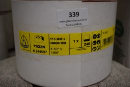 *Klingspor PS22N 150mm x 50000mm Roll of Abrasive 240-grit