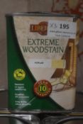 3x 1L of Liberon Extreme Wood Stain Poplar