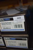 *4x Boxes of Deltaleigh Concrete Frame Anchor Screws 7.5x90