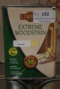 4x 1L of Liberon Extreme Wood Stain Poplar