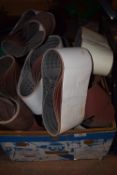 *Box of Assorted Sanding Belts