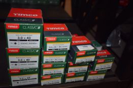 *Quantity of Assorted Timco Classics Multipurpose Screws
