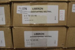 2x Boxes of 6x 125ml of Liberon Wood Stopping Neutral